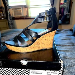 Black A.N.A Molly shoes